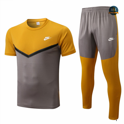 Max Maillots Nike Training Pantalon de Foot 2022/23 Jaune/Gris M8384