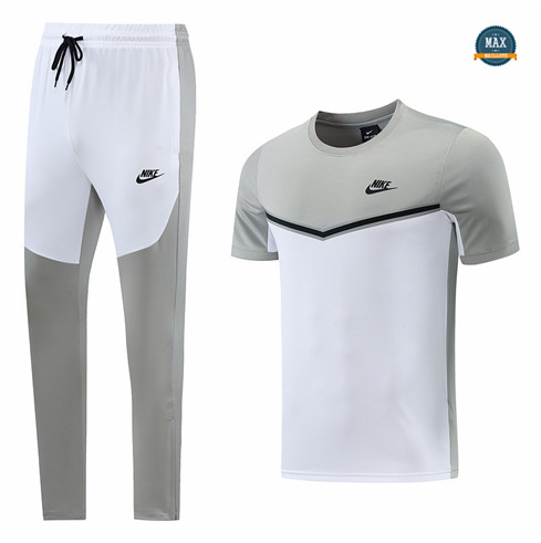 Max Maillots Nike Training Pantalon de Foot 2022/23 Gris/Blanc M8390