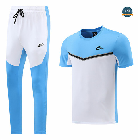 Max Maillots Nike Training Pantalon de Foot 2022/23 Bleu/Blanc M8392
