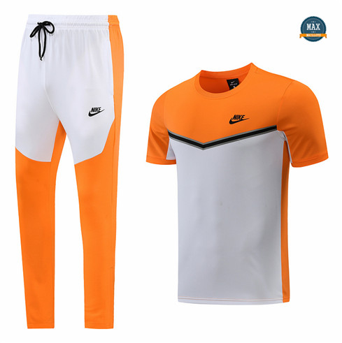 Max Maillots Nike Training Pantalon de Foot 2022/23 Orange/Blanc M8393