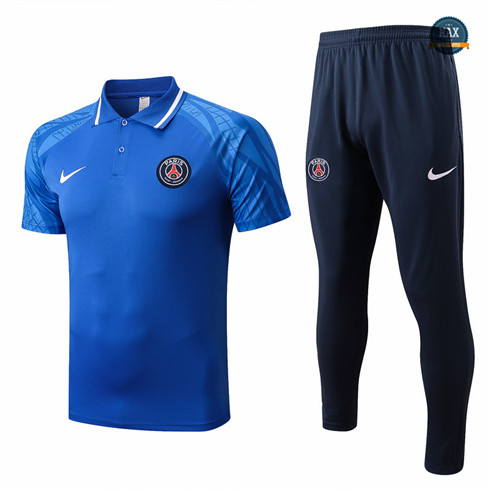 Max Maillots Paris PSG + Shorts 2022/23 Training de Foot Noir M8475