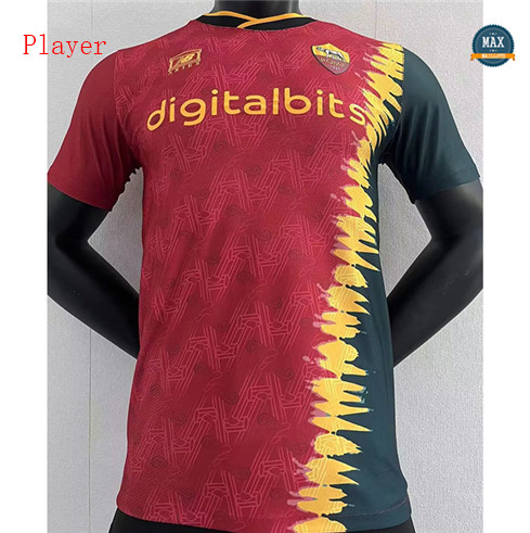 Max Maillot foot Player Version 2022/23 AS Roma co-signed