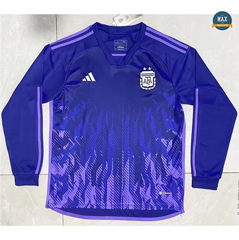 Max Maillots de foot Argentine Exterieur Manche Longue 2022/23