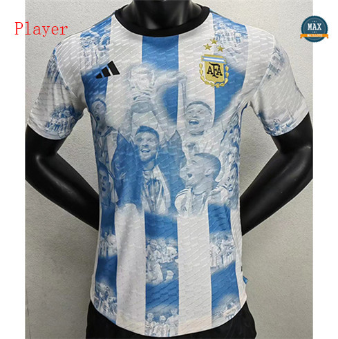 Max Maillot de foot Player Version 2022/23 Argentine Champions commémorative