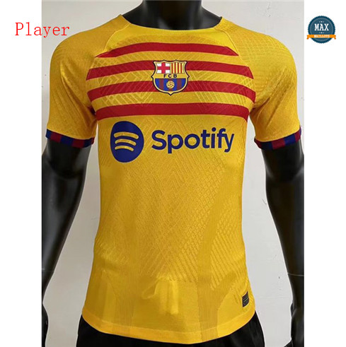 Max Maillots de foot Player Version 2022/23 Barcelone Fourth