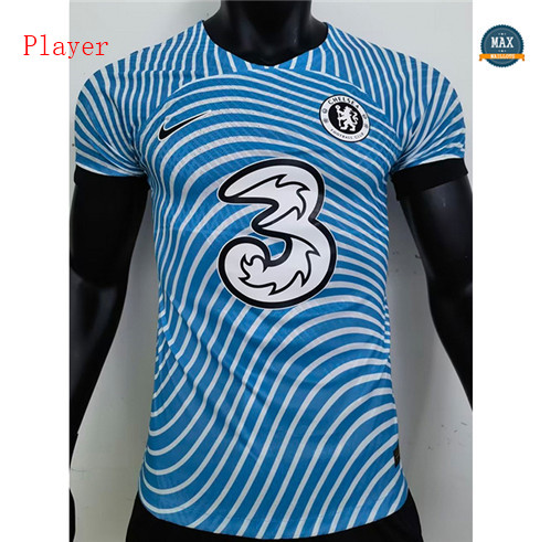 Max Maillot foot Player Version 2022/23 Chelsea Bleu