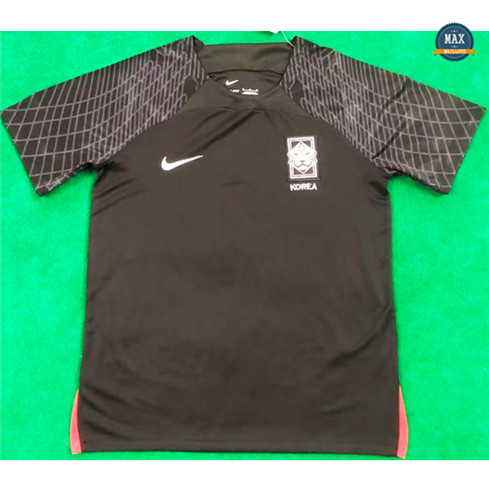 Max Maillot de foot Coree Noir 2022/23