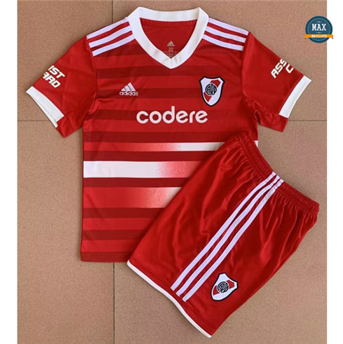 Max Maillots de foot River plate fc Enfant Exterieur 2022/23