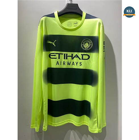 Max Maillot de foot Manchester City Third Manche Longue 2022/23