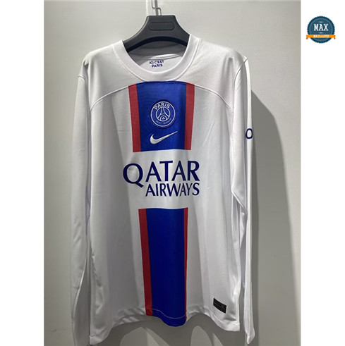 Max Maillots foot Paris Saint Germain Manche Longue Blanc 2022/23