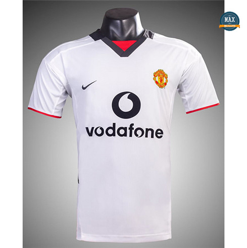 Max Maillots foot Retro 2002-03 Manchester United Exterieur