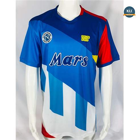 Max Maillot de foot Retro Maradona Vert Costume