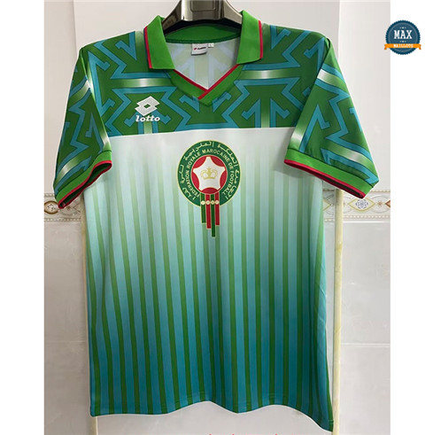 Max Maillots de foot Retro 1994-95 Maroc Exterieur