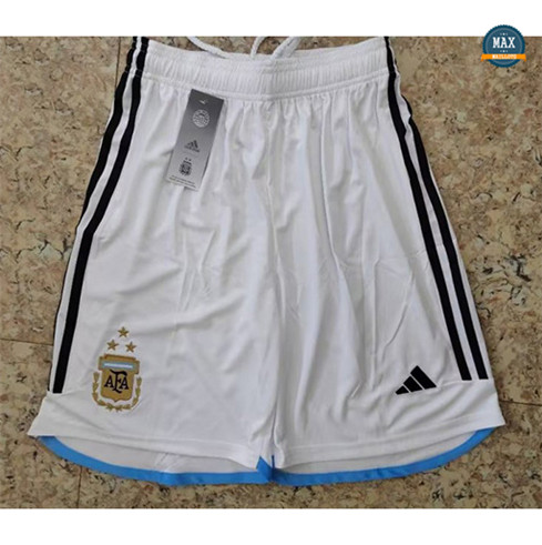 Max Maillots de foot Argentine Shorts Exterieur 3-star 2022/23