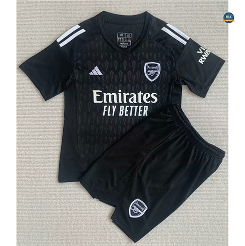 Max Maillots Arsenal Enfant Gardien de but Noir 2023/24