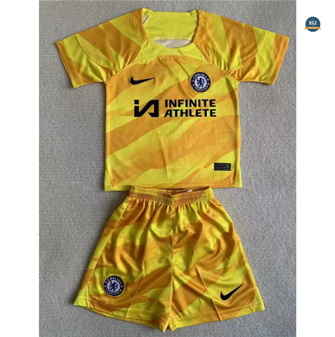 Max Maillots Chelsea Enfant Gardien de but Jaune 2023/24