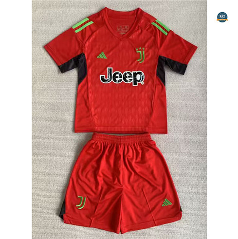 Max Maillots Juventus Enfant Gardien de but Rouge 2023/24