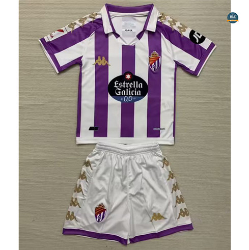 Max Maillots Real Valladolid Enfant Domicile 2023/24