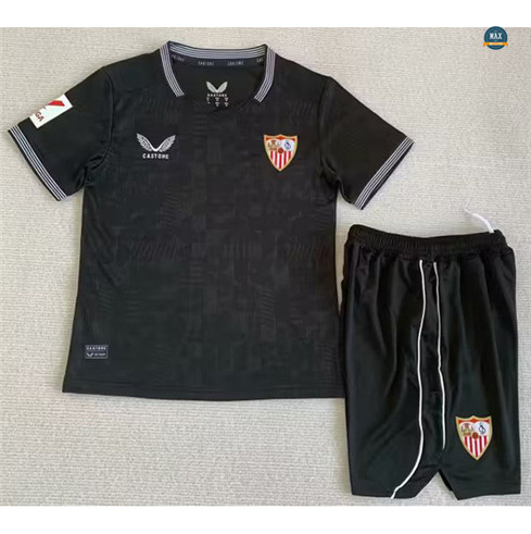 Max Maillots Séville Enfant Gardien de but Noir 2023/24