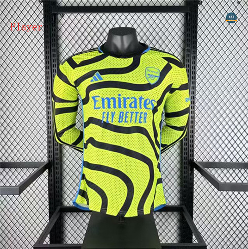 Max Maillots Player Version 2023/24 Arsenal Third Manche Longue