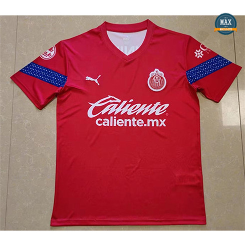 Max Maillot Chivas Training Rouge 2022/23 personnalisé