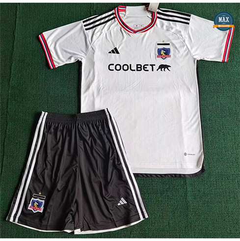 Max Maillot Colo Colo Enfant Domicile Blanc 2023/24 flocage