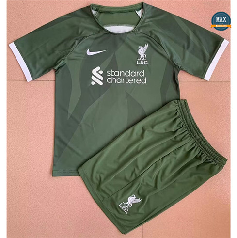 Max Maillot Liverpool Enfant Vert 2024 grossiste