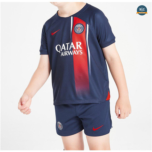 Max Maillots Paris Saint Germain Enfant Domicile 2023/24 flocage