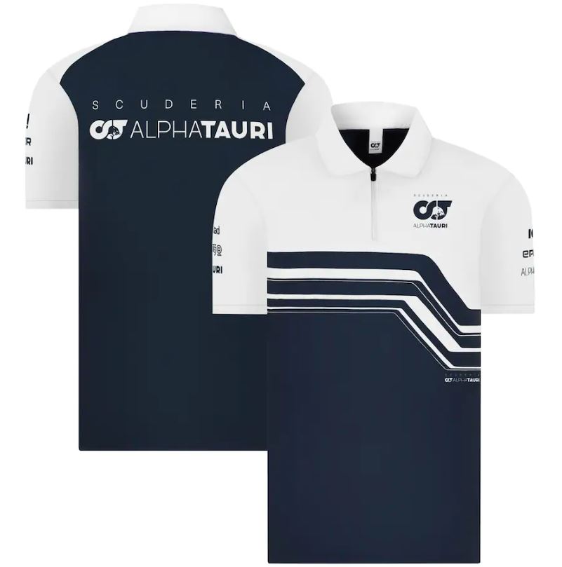 Max Maillot Polo Scuderia Alpha Tauri 2022 personnalisé