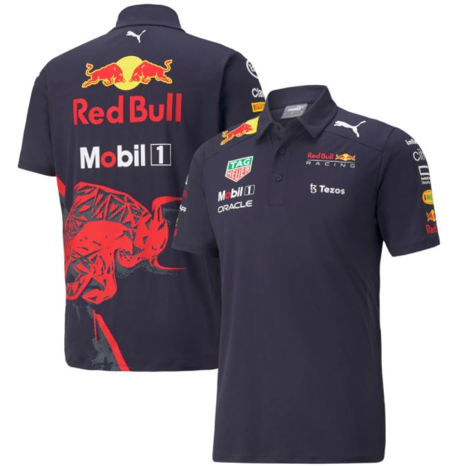 Max Maillots Polo Red Bull Racing 2022 personnalisé