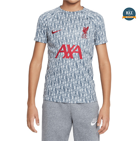 Max Maillots Liverpool Pre-Match Top 2022/23 personnalisé