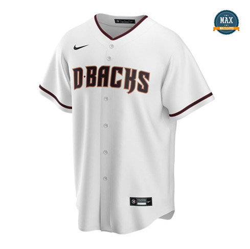 Max Maillot Arizona Diamondbacks - Blanc personnalisé