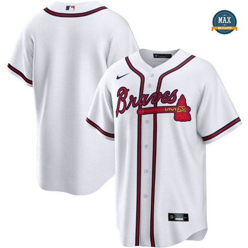 Max Maillots Atlanta Braves - Blanc fiable