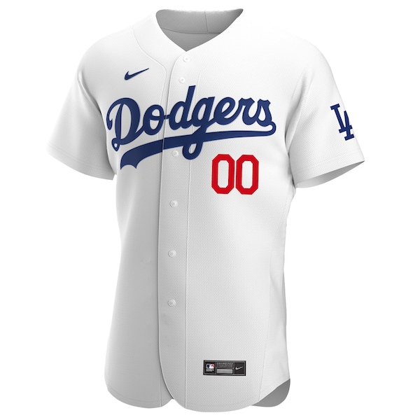 Max Maillot Custom, Los Angeles Dodgers - Blanc fiable