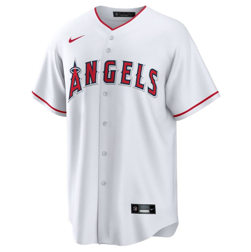 Max Maillot Los Angeles Angels - Blanc personnalisé