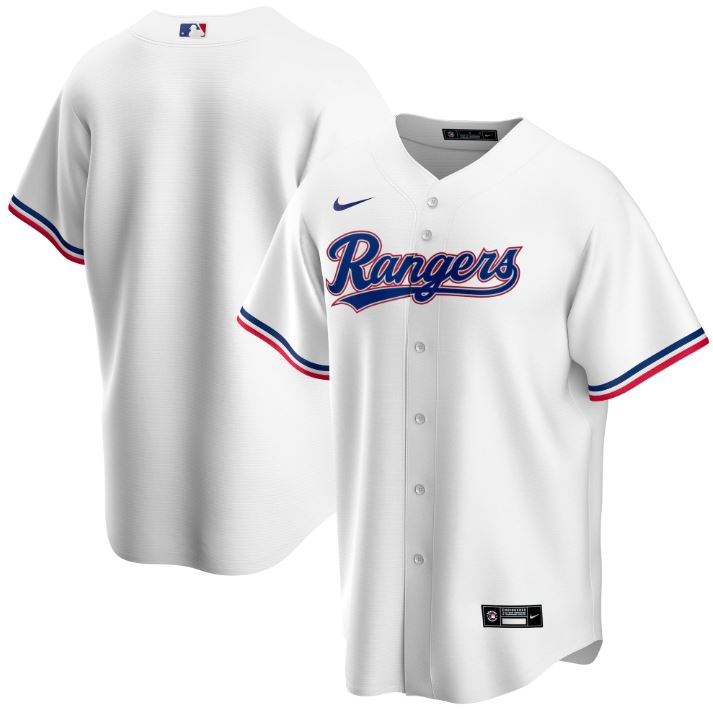 Max Maillot Texas Rangers - Blanc discount