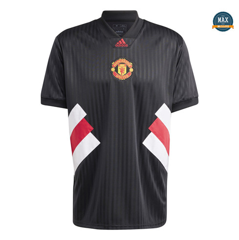 Max Maillot Manchester United Maillot ICON Noir 2023/24 flocage