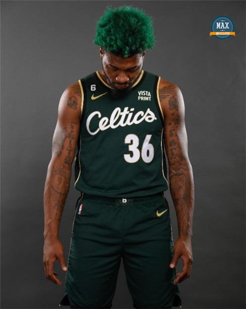 Max Maillot Marcus Smart, Boston Celtics 2022/23 - Édition Ville personnalisé