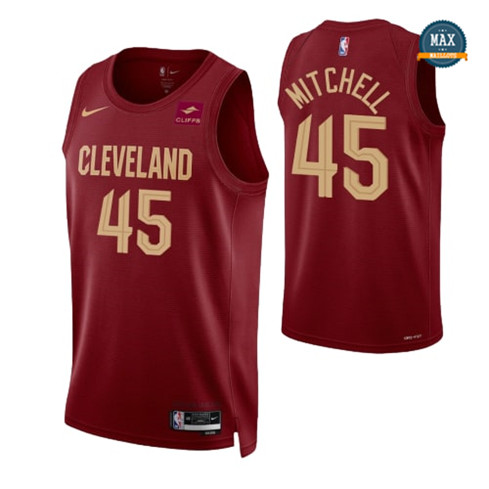 Max Maillots Donovan Mitchell, Cleveland Cavaliers 2022/23 - Icon discount