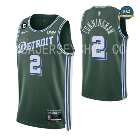 Max Maillots Cade Cunningham, Detroit Pistons 2022/23 - Classic fiable