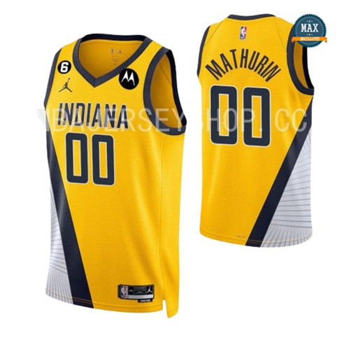 Max Maillot Bennedict Mathurin, Indiana Pacers 2022/23 - Statement personnalisé