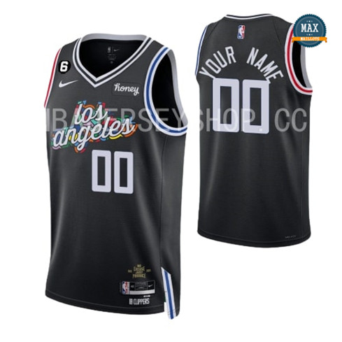 Max Maillots Custom, Los Angeles Clippers 2022/23 - City fiable