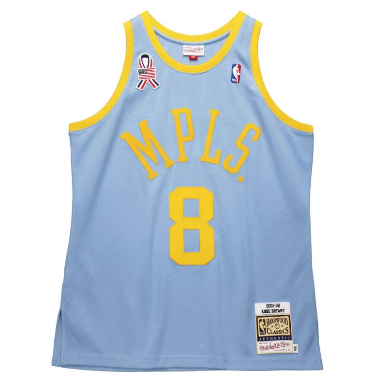 Max Maillots Kobe Bryant, Minneapolis Lakers 2001/02 - Authentic discount