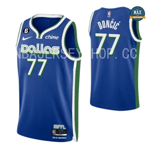 Max Maillot Luka Doncic, Dallas Mavericks 2022/23 - Édition Ville personnalisé