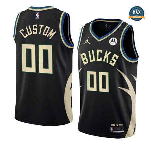 Max Maillot Custom, Milwaukee Bucks 2022/23 - Statement personnalisé