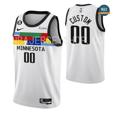 Max Maillot Custom, Minnesota Timberwolves 2022/23 - City grossiste