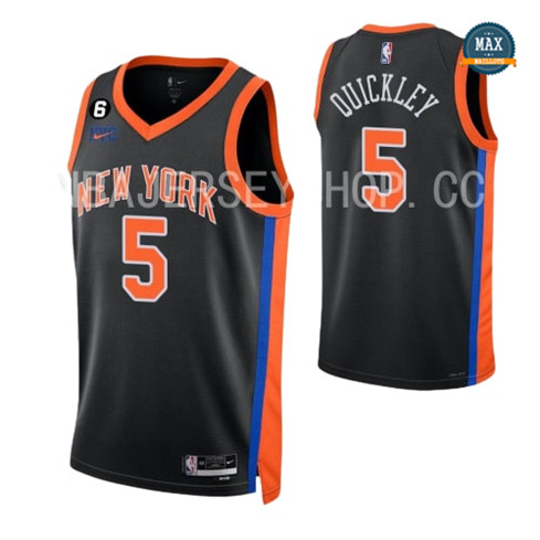 Max Maillot Immanuel Quickley, New York Knicks 2022/23 - Édition Ville fiable