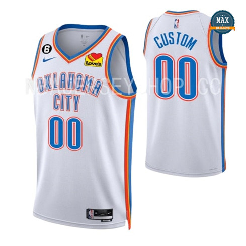 Max Maillots Custom, Oklahoma City Thunder 2022/23 - Association grossiste