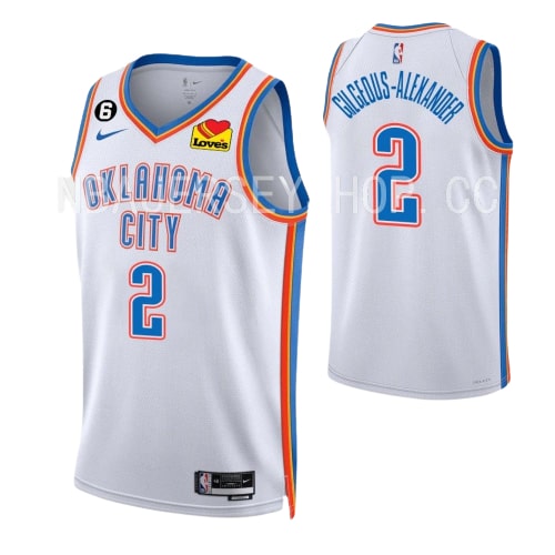 Max Maillots Shai Gilgeous-Alexander, Oklahoma City Thunder 2022/23 - Association fiable