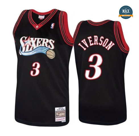 Max Maillots Allen Iverson, Philadelphia 76ers - Hardwood Classics Original